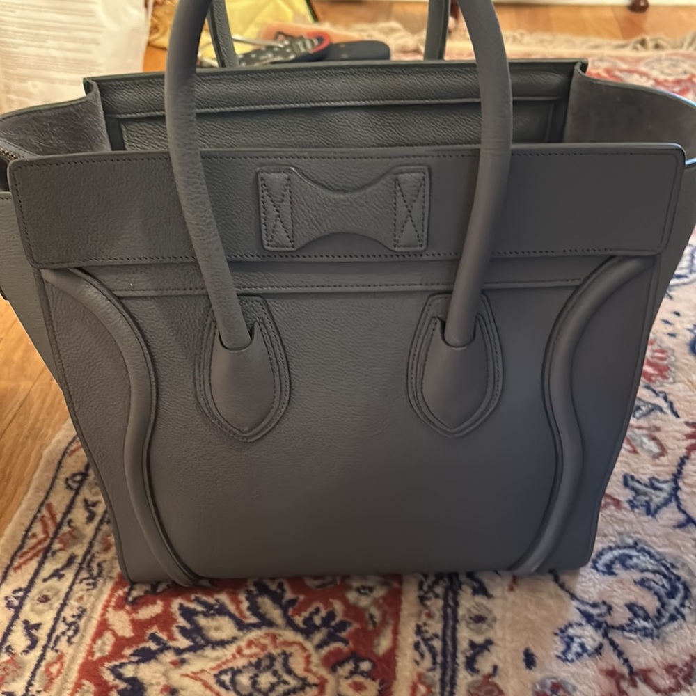 Celine Mini Luggage Tote Color Kohl - Picture 6 of 10
